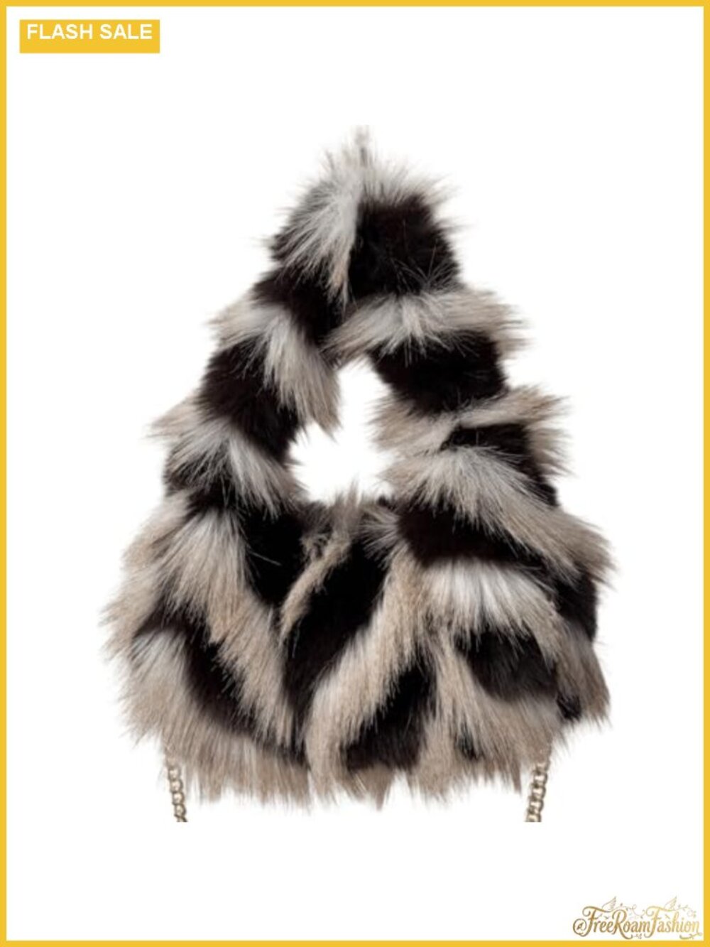 Faux Fur Hobo Tote Shoulder Bag Women Handbag Purse Furry Crossbody